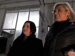 German MILF Tatjana Young and Teen Elisa18 speak encircling Swinger Foursome